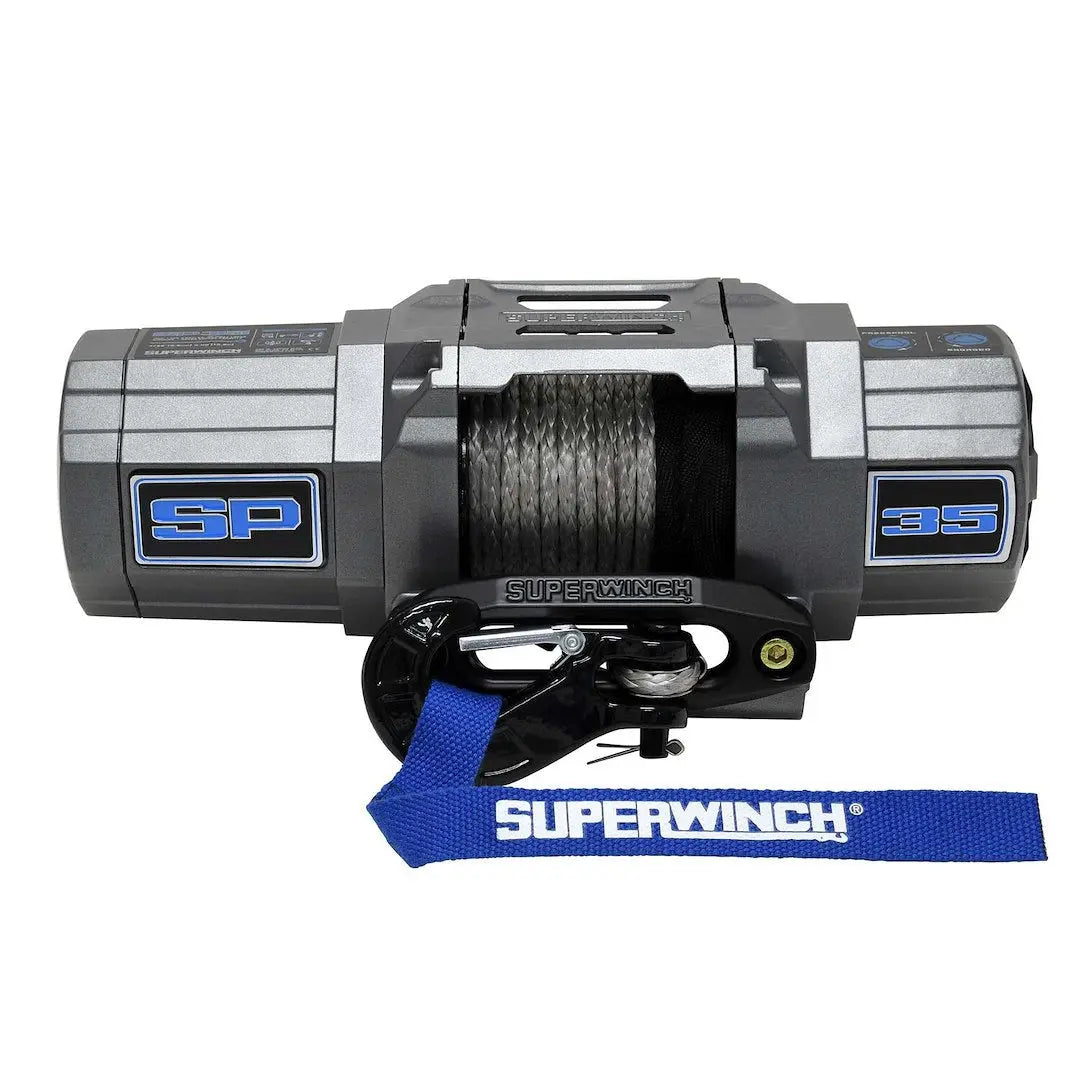 Superwinch 3,500 lbs. 12VDC Winch with 7/32 in x 40 ft Synthetic Rope