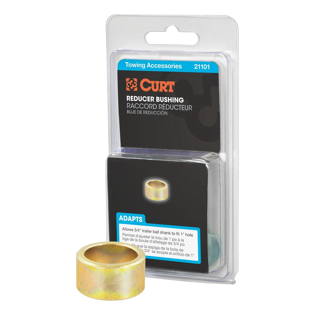 CURT MFG Shank Reducer Bushing Part 21101 for Trailer Hitch Compatibility