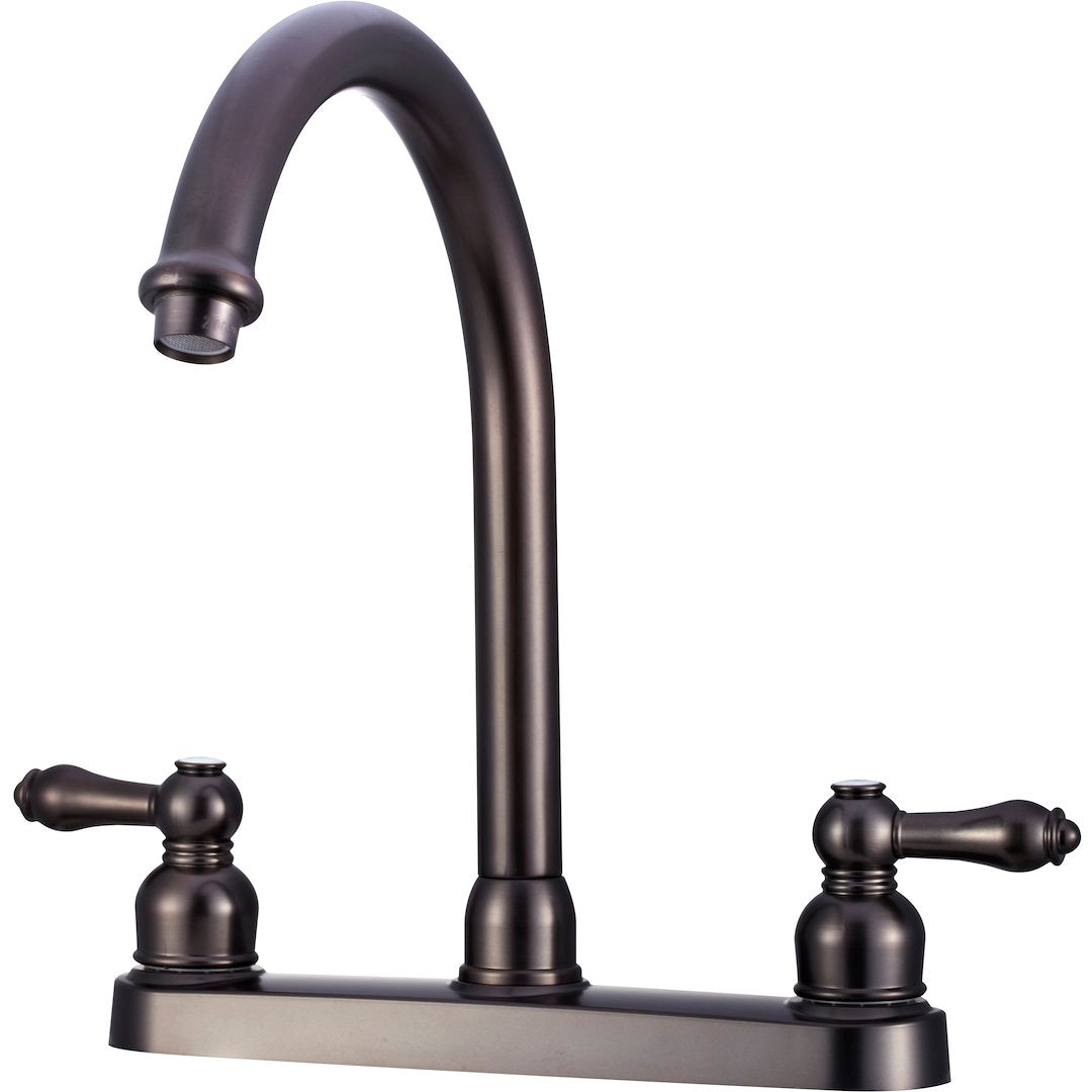 DURA FAUCET DFPK340LVB Non-Metallic Hi-Rise RV Faucet for Enhanced Water Flow and Durability