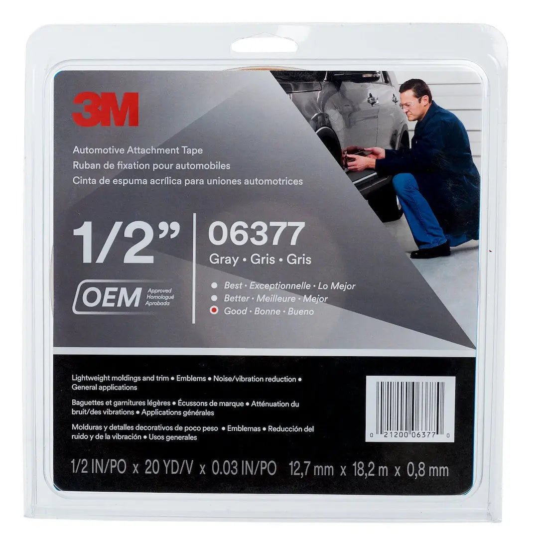 3M Attachment Tape 1/2 Inch - Durable Adhesive Tape for Industrial and Commercial Use