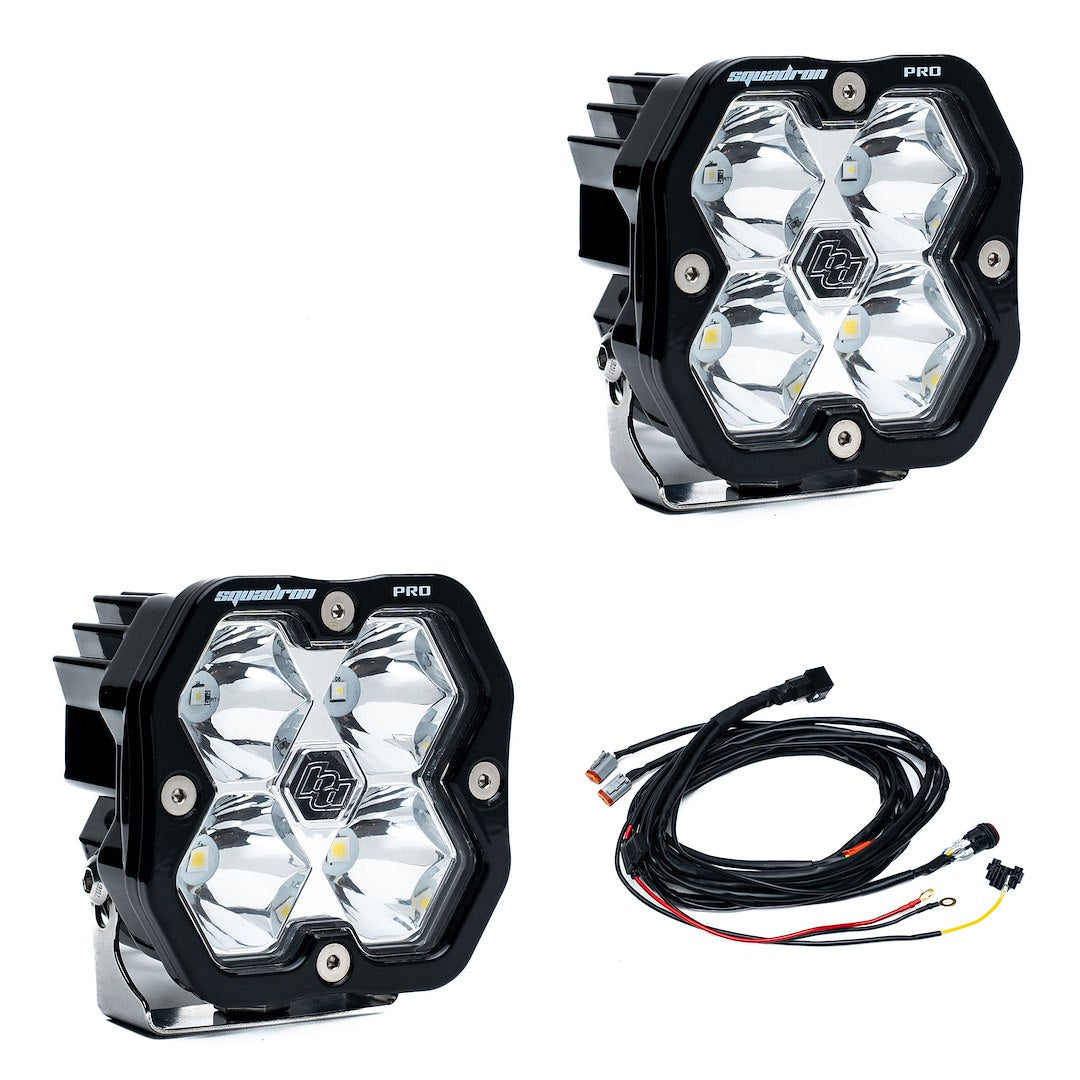 Baja Designs Squadron 2.0 Pro LED Spot Light Pair - Part #4978012