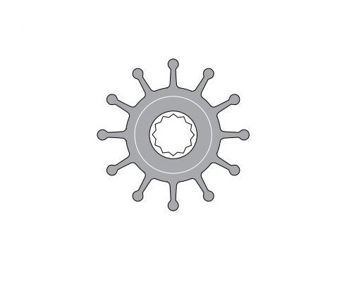 Johnson Pump Impeller Kit F5 Nitrile (Part Number 091027B9)