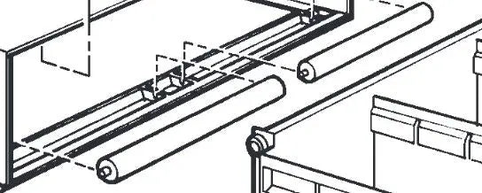 WeatherGuard Itemizers Roller Track (Part Number 70303) for Commercial Vehicle Storage