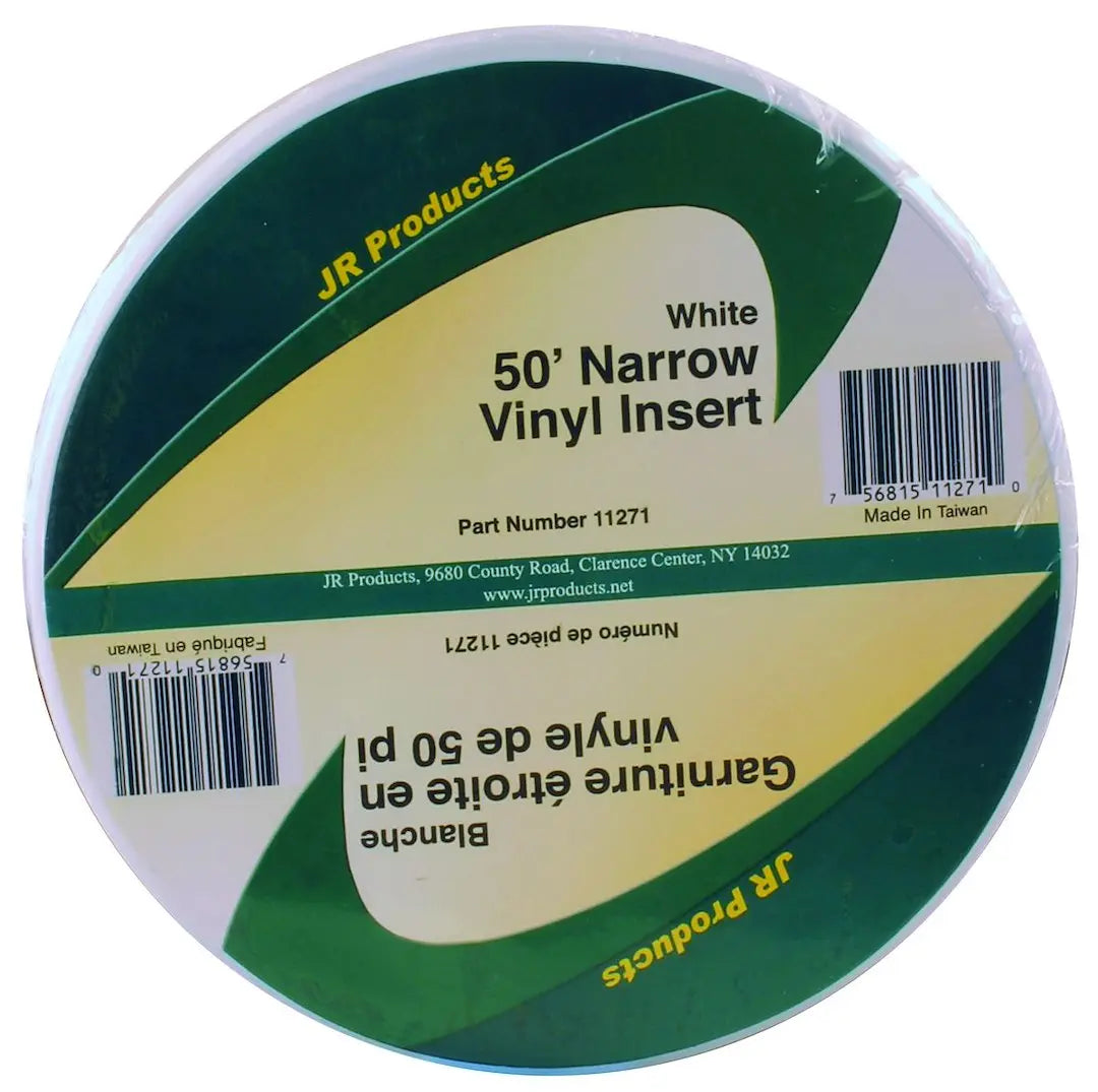 JR Products 11271 50-Foot NAR Vinyl I0ERT White Replacement Rope