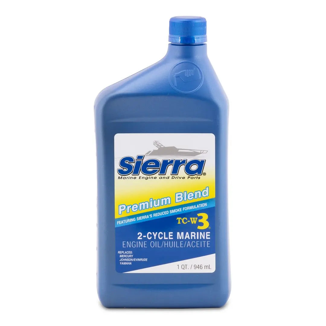 SierraMarine 2 Cycle Oil - Quart, Reliable Engine Lubrication for Marine Engines