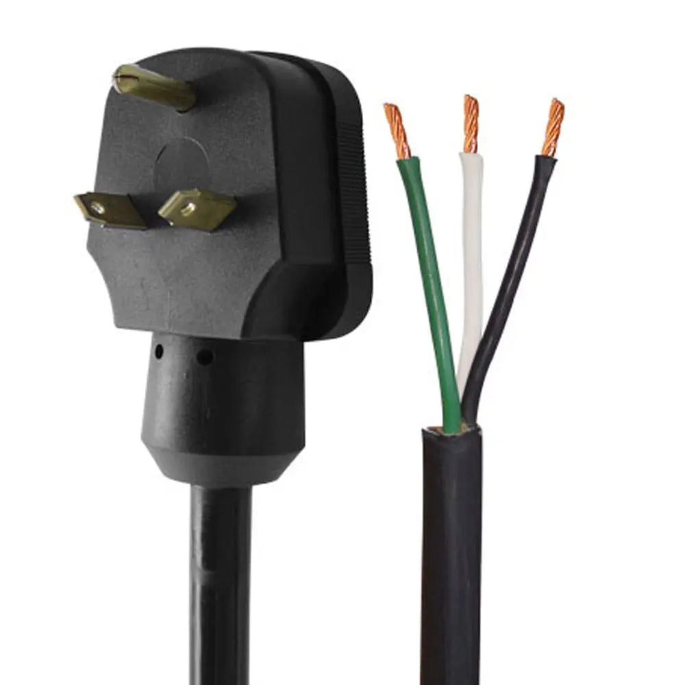 AP Products 18' 30 Amp Male Pigtail - Heavy-Duty Power Cord for RVs and Trailers