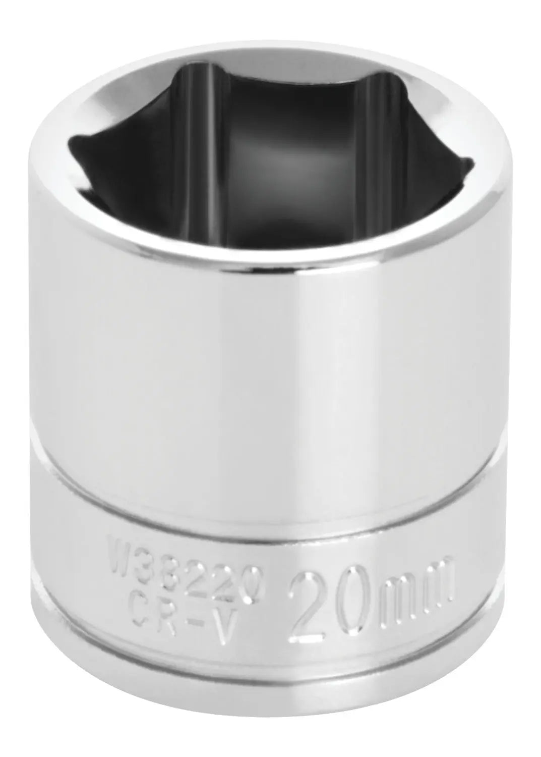 Perform Tool W38220 20mm Socket - Durable Steel Tool for Automotive and Mechanical Repairs
