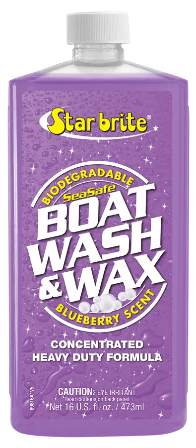 Star Brite Boat Wash & Wax 16 oz. - Marine Cleaner & Protectant