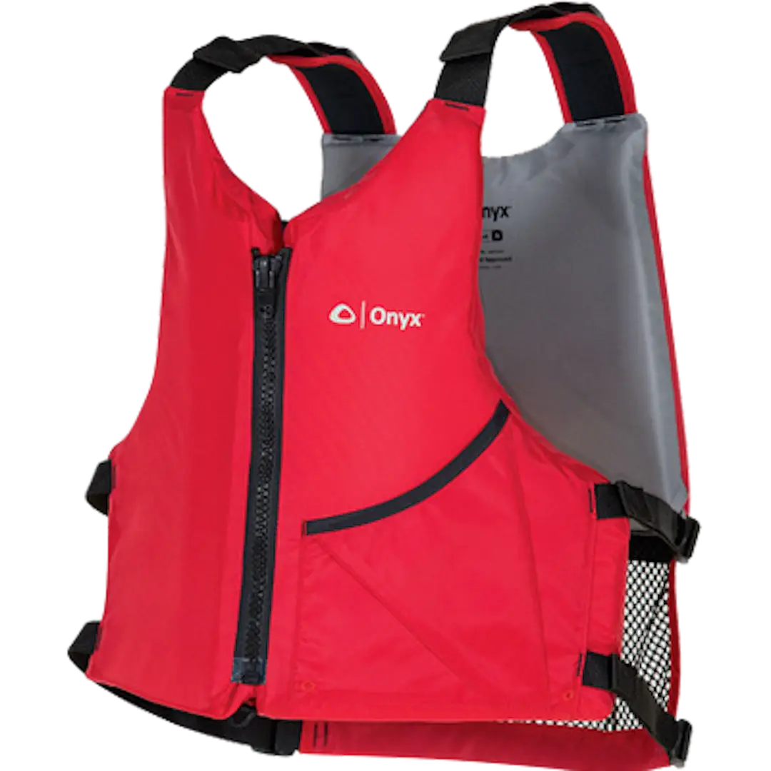 ONYX Outdoor Universal Paddle Vest for Adults - Red