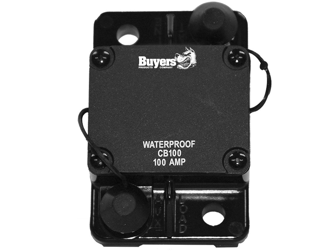 Buyers Prod CB100 100 Amp Auto Reset Circuit Breaker for Reliable Electrical Protection