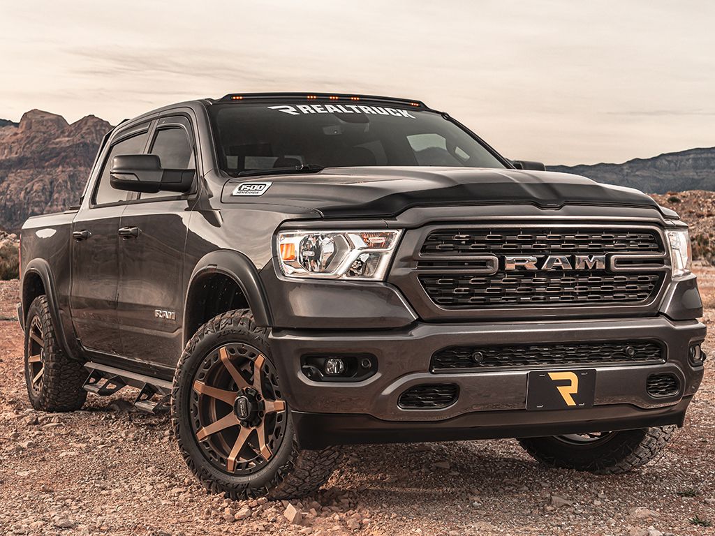 Husky Liners VV Low Pro 4-Piece Smoke Bed Rail Caps for Ram 1500, 2500 & 3500 (2012-2015)