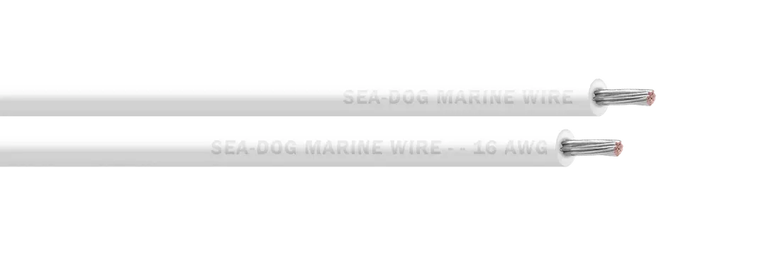 Sea Dog 16 AWG White Primary Wire - 100 Feet