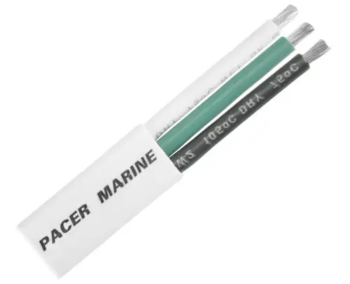 PACER 16/3 UL Boat Cable with WGB and WJ Connectors, 100 ft Roll
