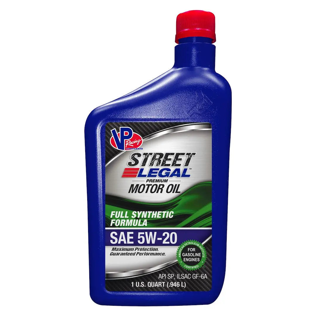 VP FUEL Street Legal Synthetic 5W-2 Motor Oil - High-Performance, Fully Synthetic Formula