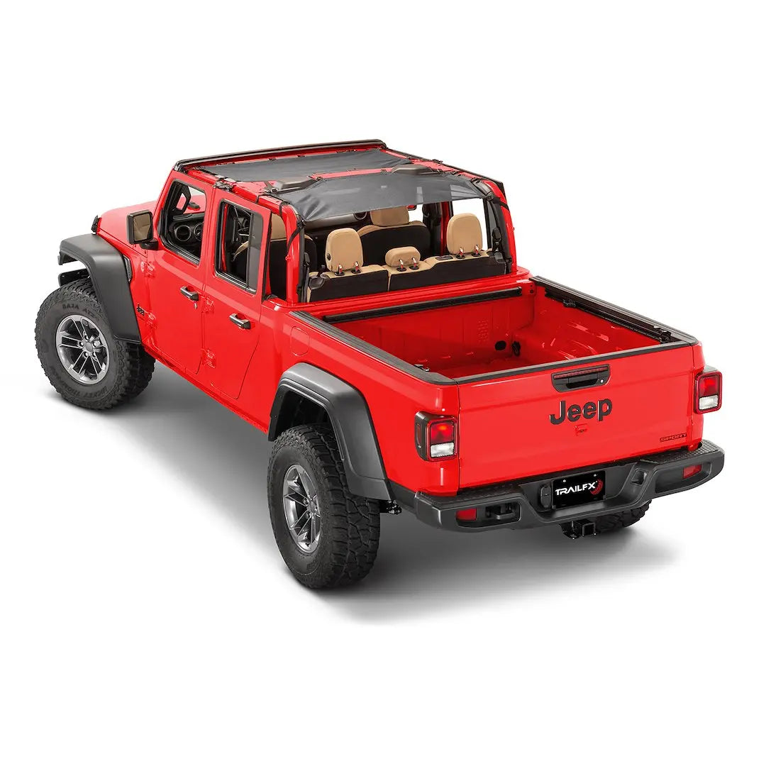 TrailFX Mesh Bikini Top Plus for Jeep Gladiator (2020-2025)