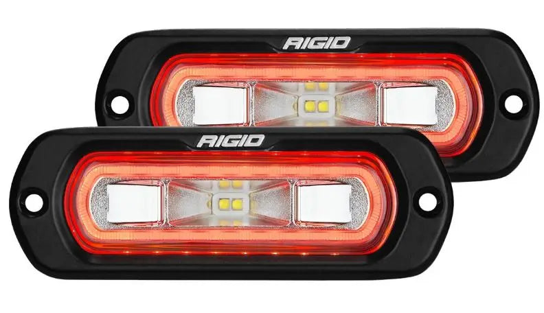 Rigid Industries SR-L Series SPDR Red Halo FM/2 Light - Part Number 53222