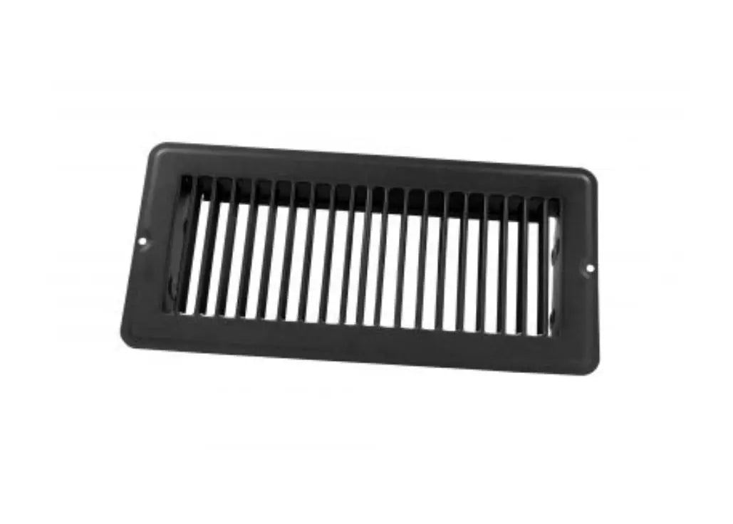JR Products 4x10 Undamped Black Vent Panel - Durable RV and Marine Vent Cover