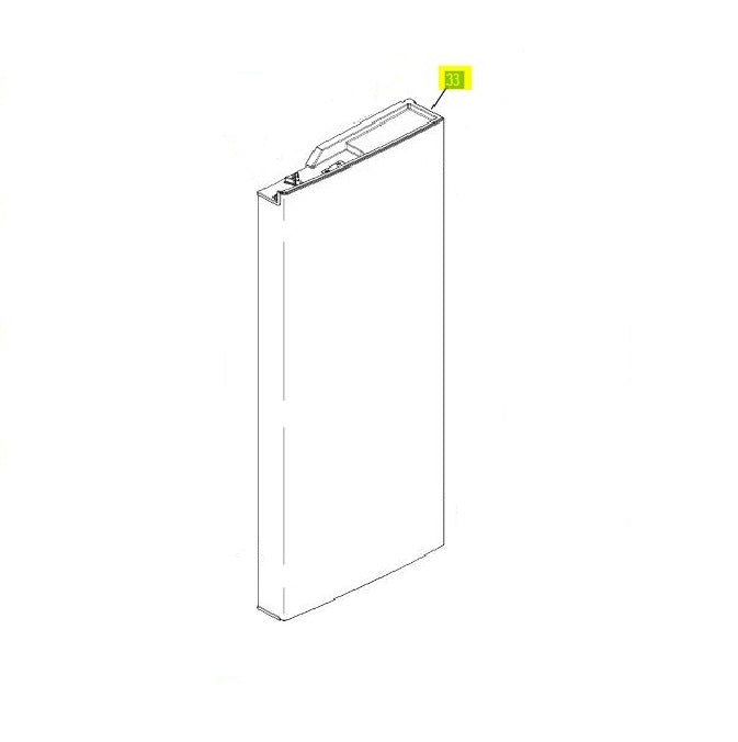 GE Appliance WR78X38527 Left-Hand Refrigerator Door Replacement