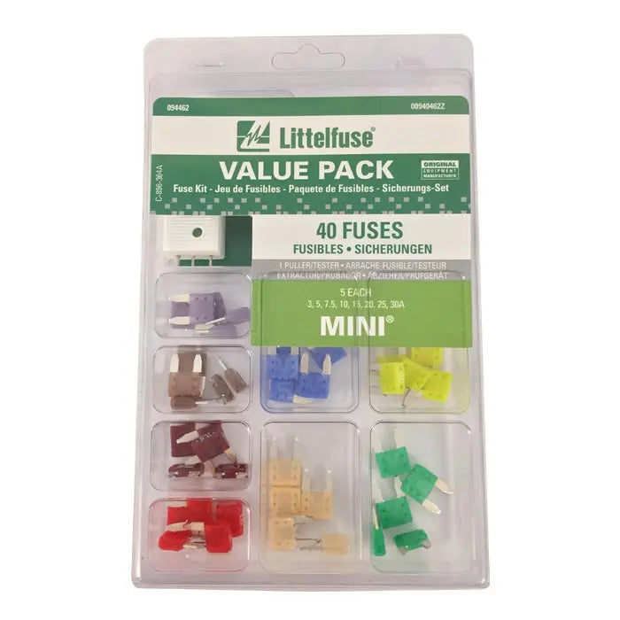 Littelfuse Mini Fuse Super Value Pack Part Number 094462