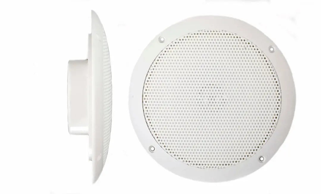 PQN Enterprises ECO504W 5' White Speakers - High-Quality Sound for Your Home or Office