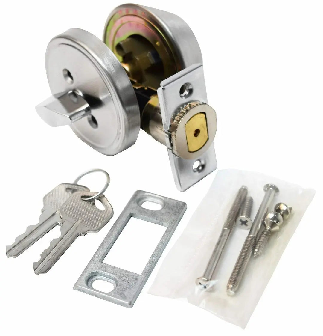 Valterra LLC Deadbolt Single Cylinder 5/8 Inch - Secure Door Lock