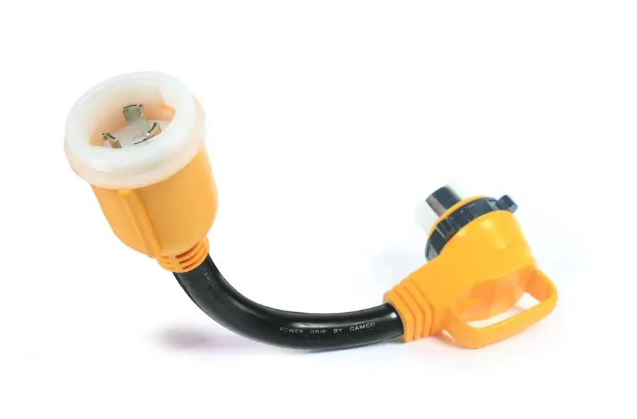 Camco 55572 50F/50M 18' Length 90° Hose Fitting with Camco Quality by CAMCO