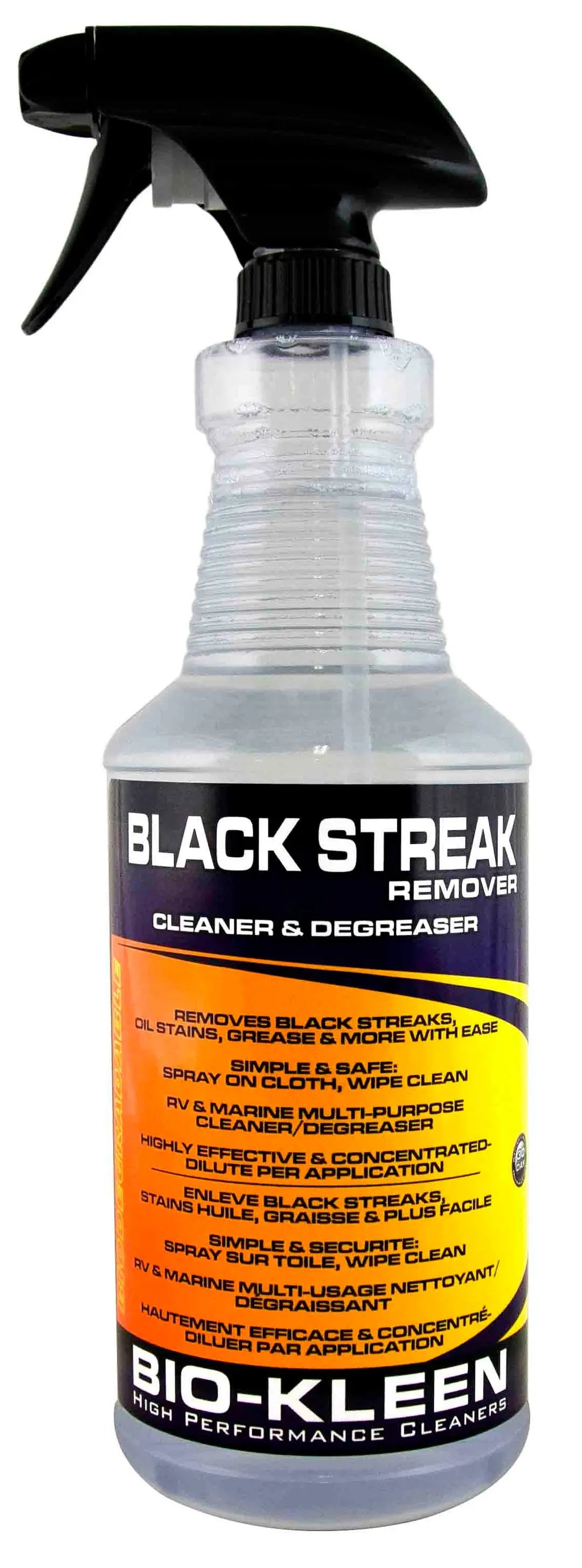 BIO-KLEEN Black Streak Remover 32 oz - Effective Cleaning Solution for Exterior Surfaces