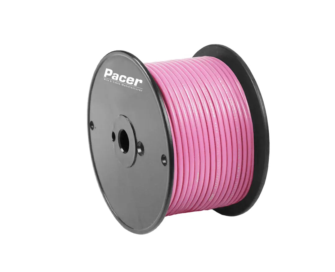 PACER 16 AWG UL Listed Thermoplastic Copper Wire, 100 ft Roll (Part No. WUL16PK100)