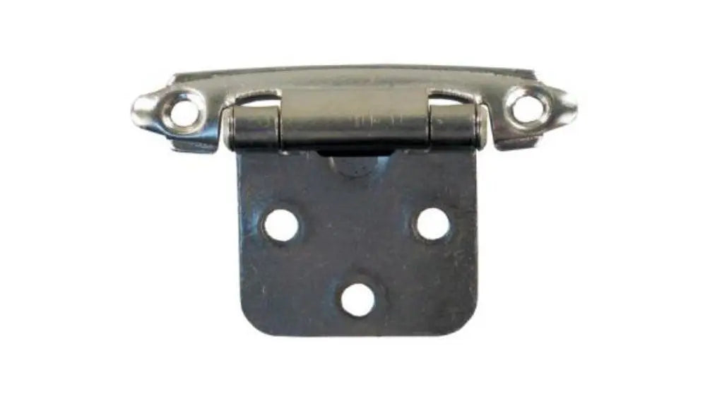 JR Products Self-Closing Flange Mount Hinge in Chrome - Part Number 70575