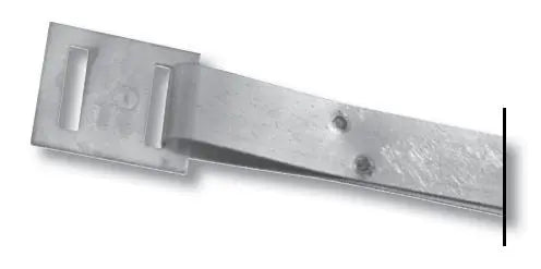 Tie Down Steel Anchor Strap with Buckle - Heavy-Duty Tie Down Strap for Secure Cargo