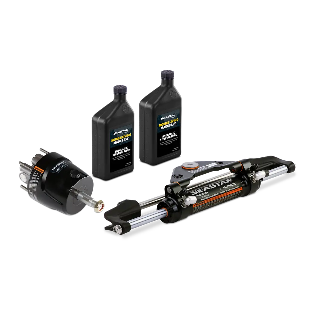 SeaStar Hydraulic Steering Kit HK64004 for Marine Boats