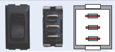 Valterra LLC 12V Momentary On Black Switch (Part F112C)