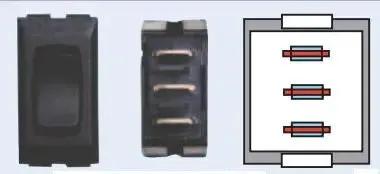 Valterra LLC 12V Momentary On Black Switch (Part F112C) by VALTERRA LLC
