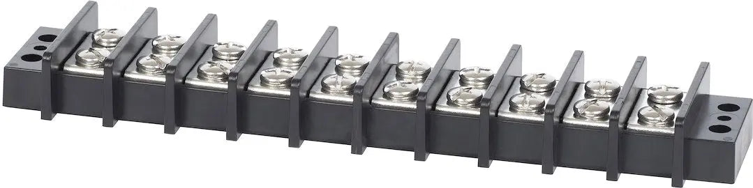 Blue Sea Systems 2610BSS Terminal Block for 10 Circuits, 65A Capacity