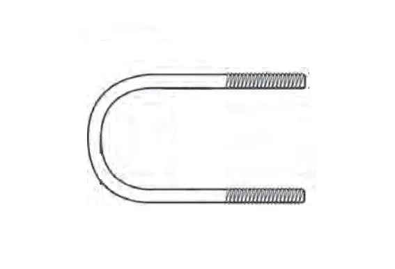 Dexter Axle U-Bolt 5/8-11, 8.94 Inches Long for 5-inch Applications