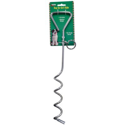Valttera LLC A102009VP 18-Inch Tie-Out Stake for Outdoor Anchoring