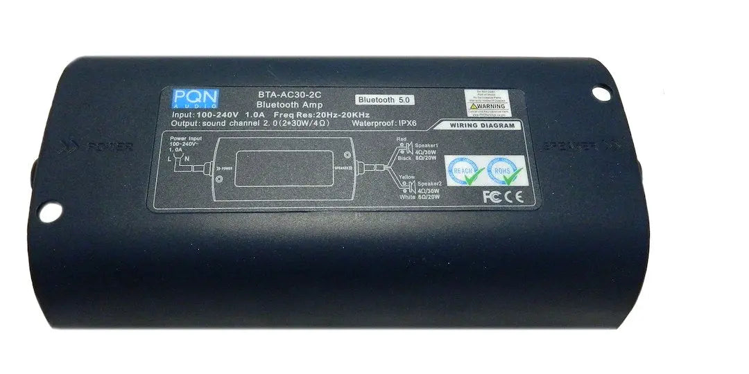 PQN Enterprises BT AMP 2 Channel AC Input (Part Number: BTAAC302C)