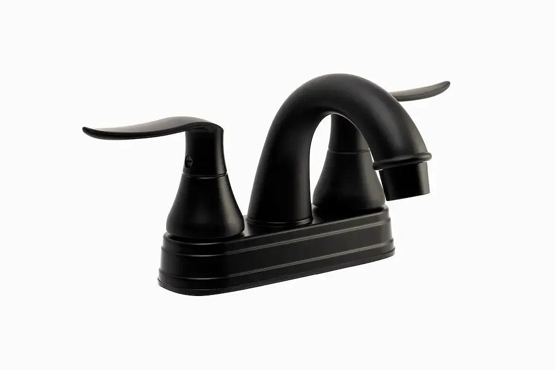 DURA FAUCET FPL620LHMB Elegant Arc Spout RV Lavatory Faucet by DURA FAUCET