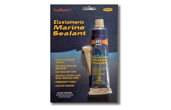Sudbury Elasto Sealant White 3 oz Tube - Ideal for Waterproofing and Sealing Applications