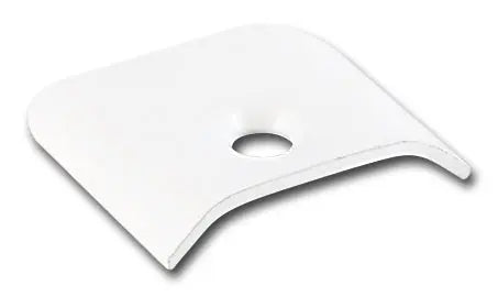 AP Products End Cap P. White (10 per Carton) – Durable Plastic Trim for Residential and Commercial Applications