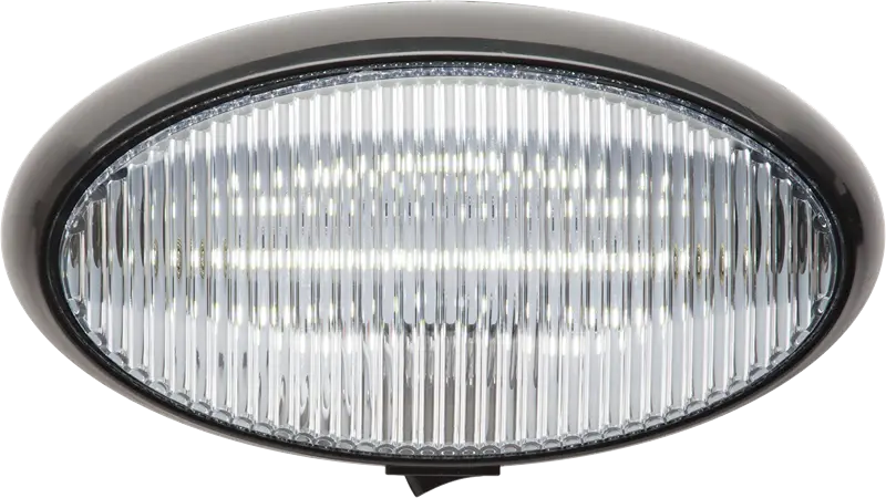 Optronics RVPLL13CBP LED Porch Light with Oval Switch and Black Base