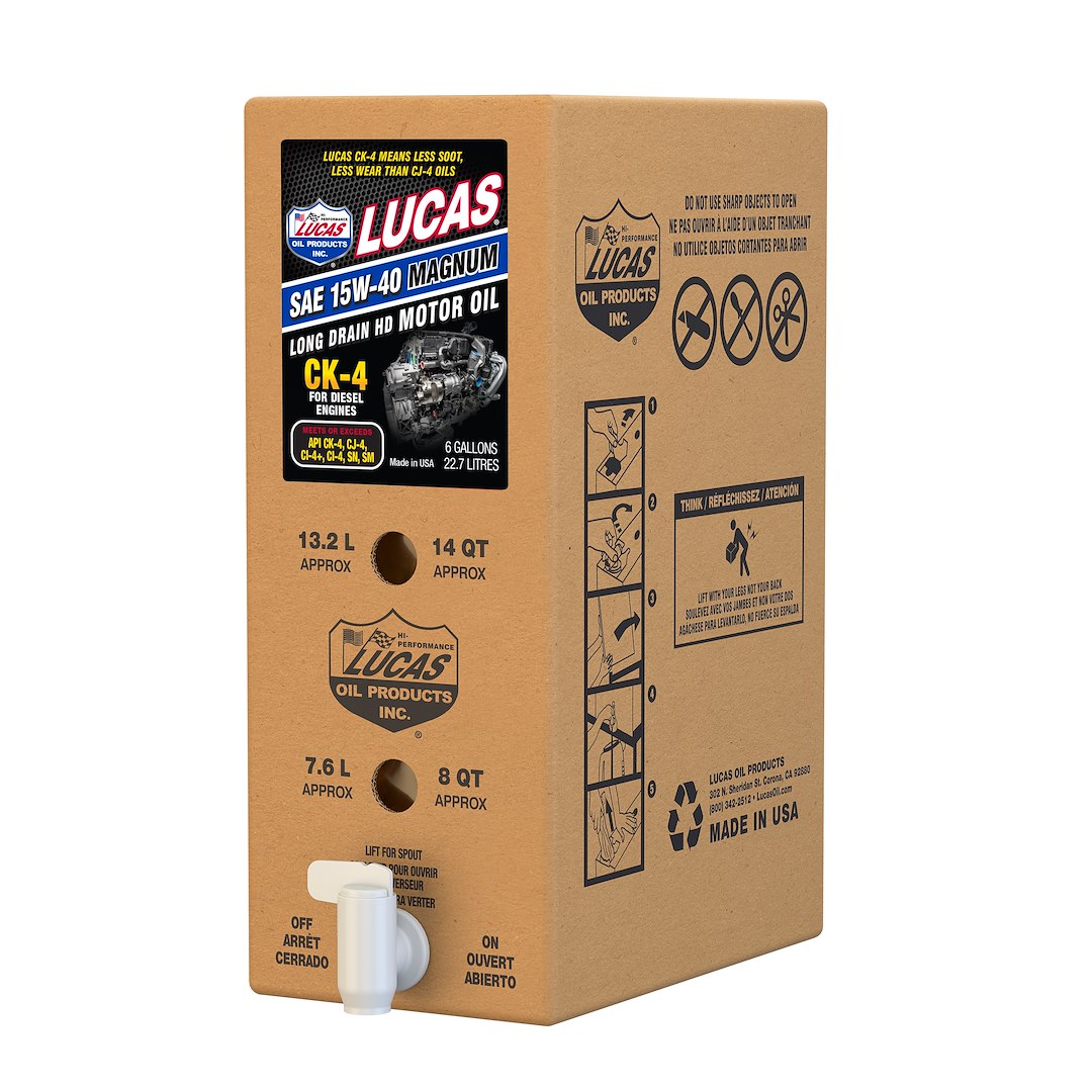 Lucas Oil SAE 15W-40 CK-4 Truck Oil - 6 Gallon Jug