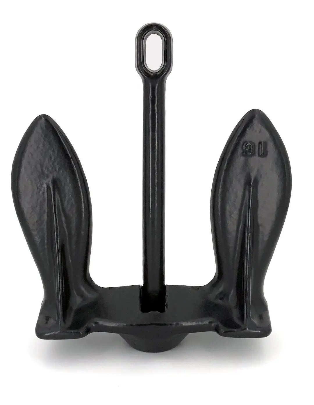 Greenfield 10 lb Navy Anchor with Black Finish – Durable Marine-Grade Anchor for Heavy-Duty Applications