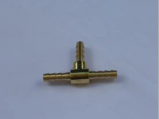 HELIX RACING Brass Barb/T 3/16 Inch (5mm) - Durable Fitting for Automotive Applications