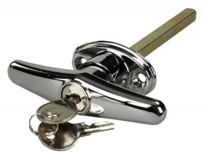 JR Products Locking T-Handle Chrome - Part Number 10885