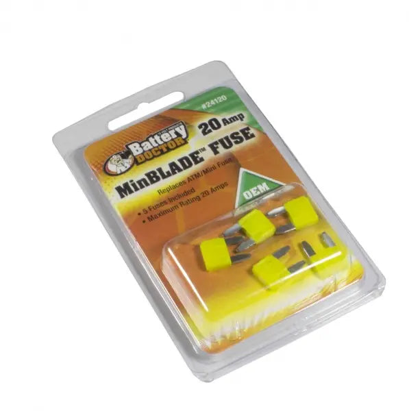 WIRTHCO 24120 Min Blade Fuse - 20 Amp for Reliable Circuit Protection