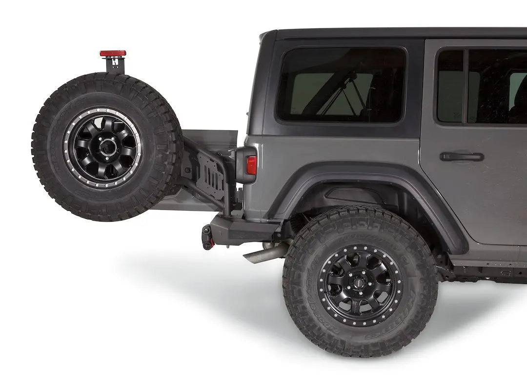 WARN Industries Elite JL Tire Carrier - Model 102255 for Jeep Wrangler
