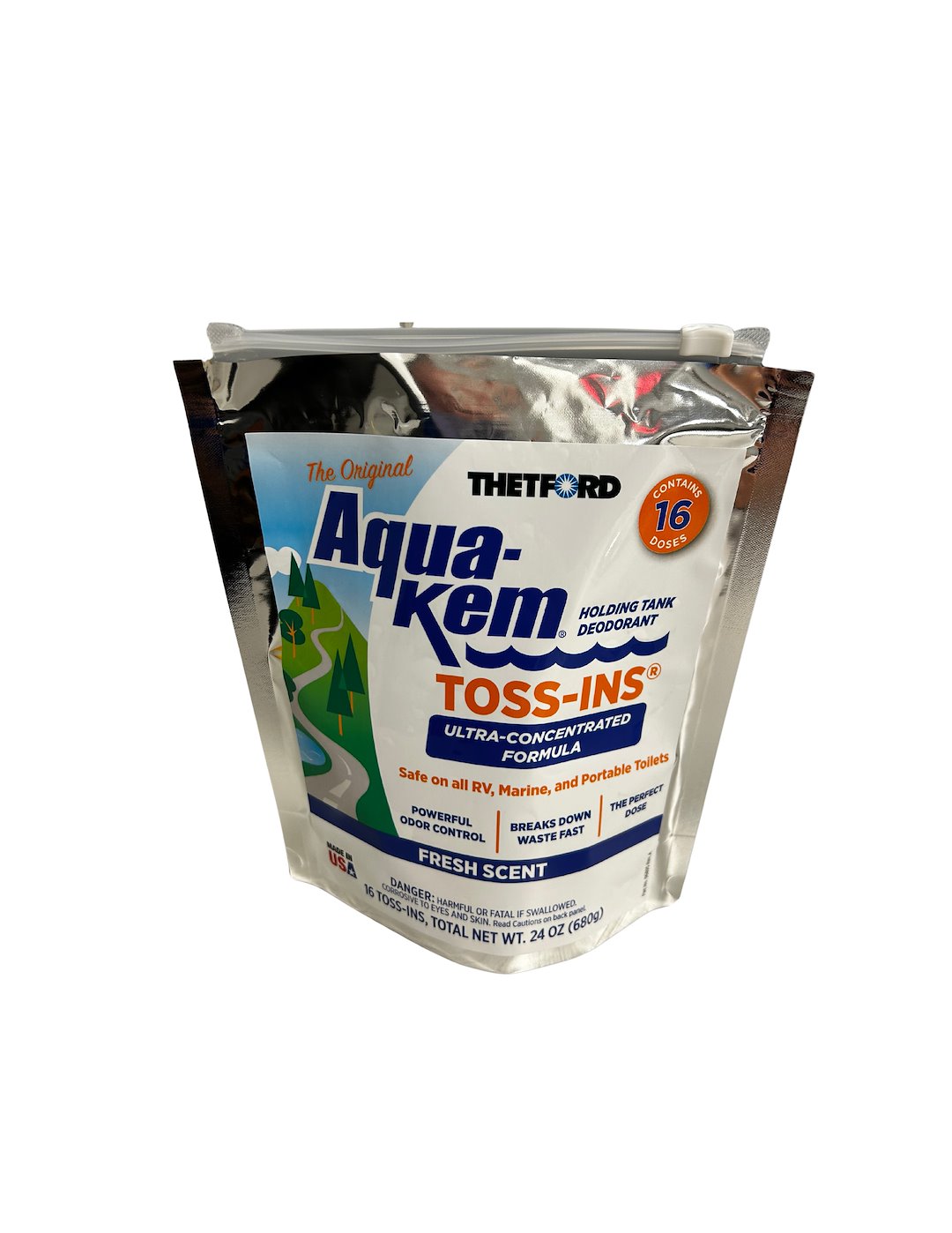 DAVE CARTER 50421 AQUA-KEM TI FRESH 16 Count - Industrial Cleaning Solution