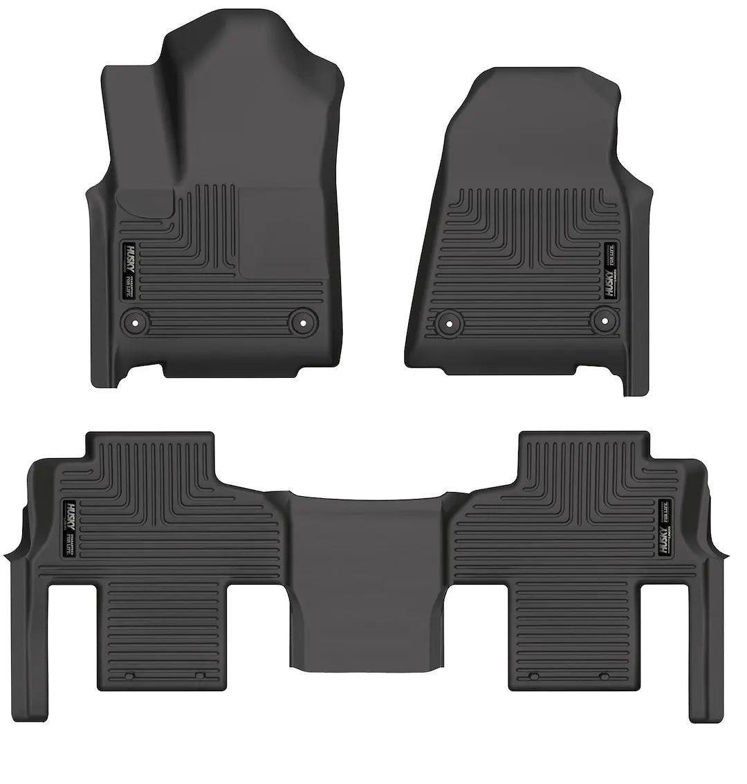 HuskyLiner WB Front & 2nd Seat Floor Liner for Jeep Wagoneer and Grand Wagoneer (Part #99251)
