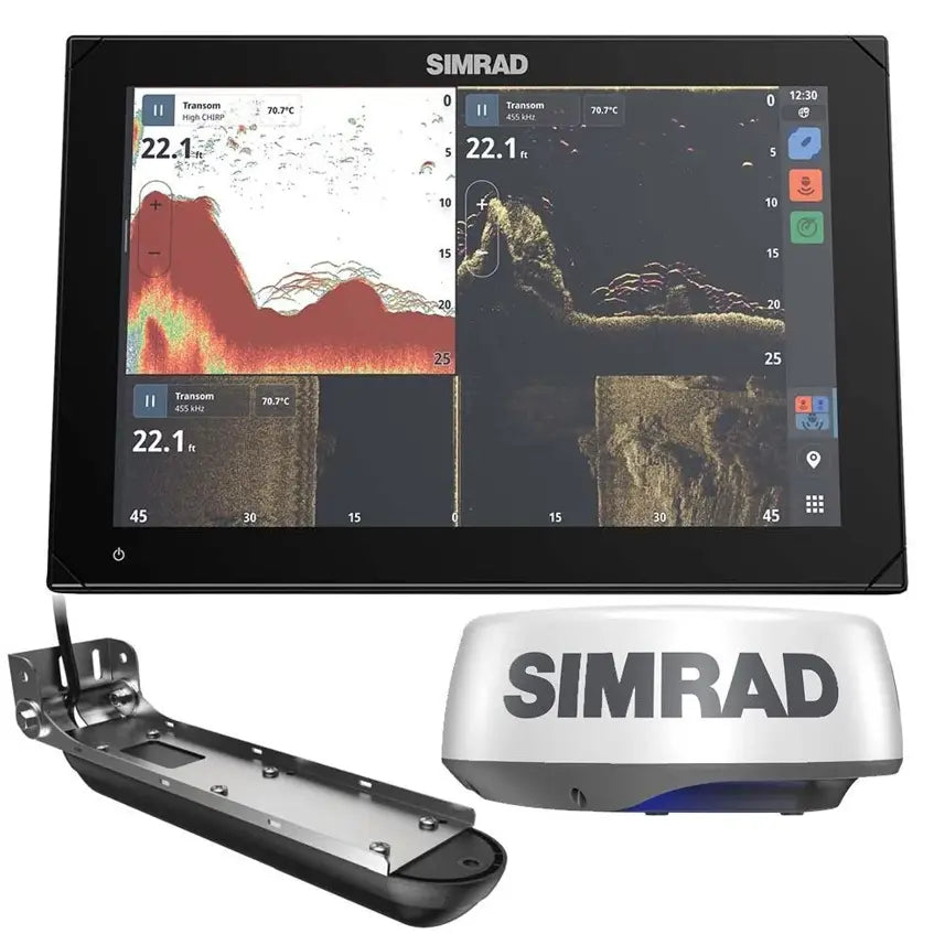 Simrad NSX 3012 Marine Chartplotter with Active Imaging and High-Accuracy GPS